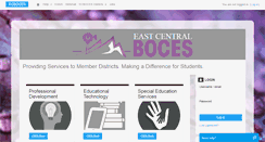 Desktop Screenshot of ecboces.org